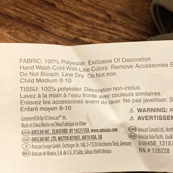 Star Wars Halloween Costume Medium New - Picture 6 of 9